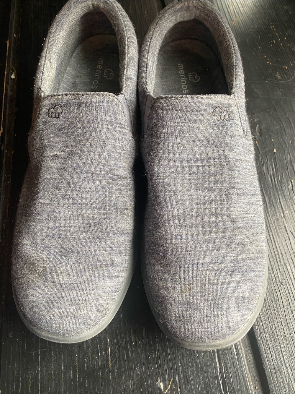 Wool Loafers in Heather Gray